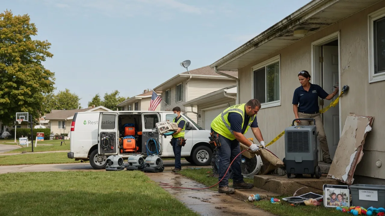 Water Damage Restoration in Olive Branch, IL near me